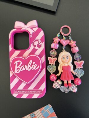 Handmade Phone Charms | Pink Fashion Jewelry for Phones, Bags & Keys | Limited-Edition Collectible