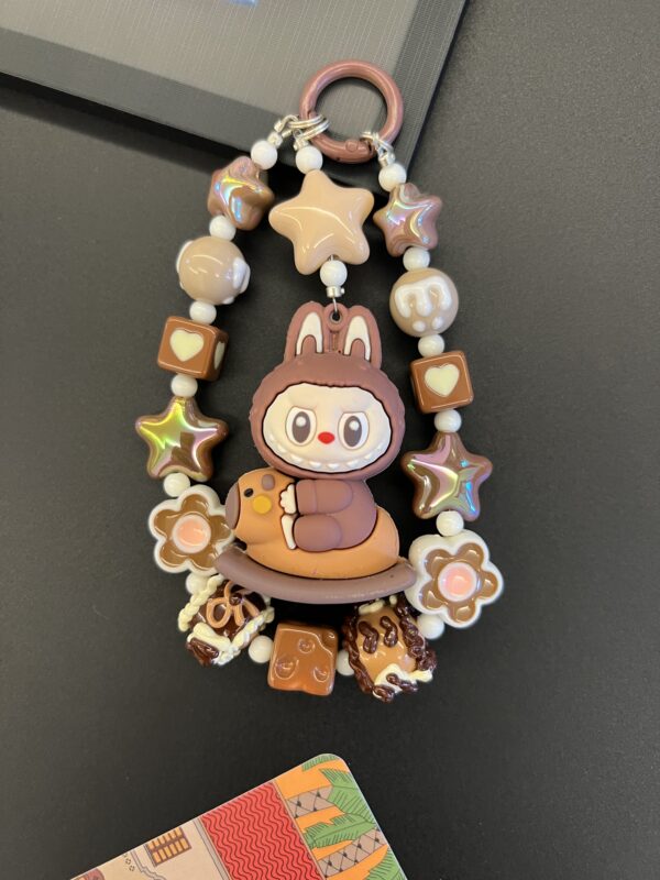 Handmade Labubu Phone Charms | Art Toy Collectibles for Phones, Bags & Keys | Limited-Edition Vinyl Toy Jewelry