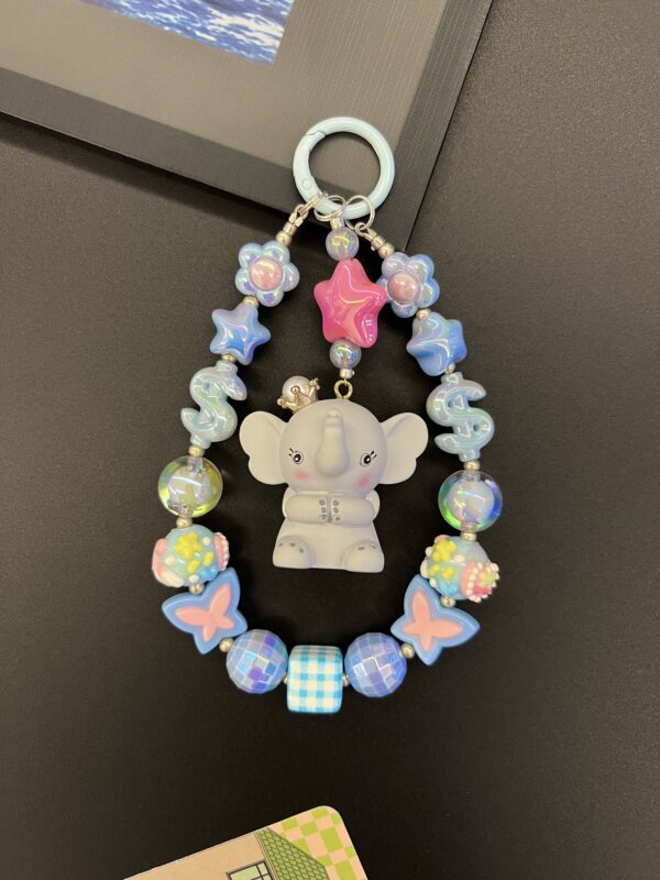 Handmade Cute Elephant Phone Charms | Whimsical Animal Jewelry for Phones, Bags & Gifts | Eco-Friendly & Unique