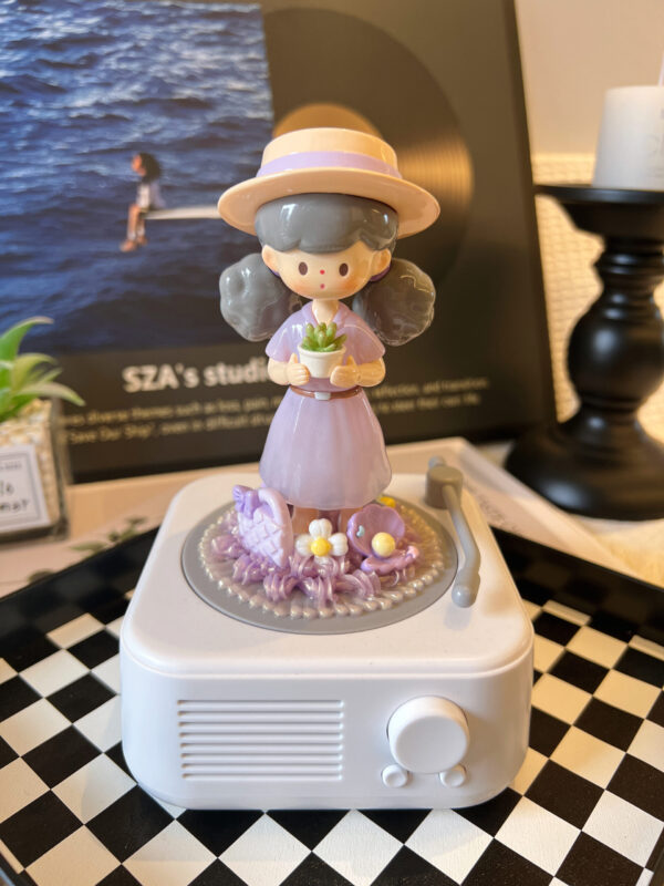 Molinta Bluetooth Speaker – Handmade Cream Glue Aesthetic Wireless Speaker | Cute Kawaii Gift for Girls