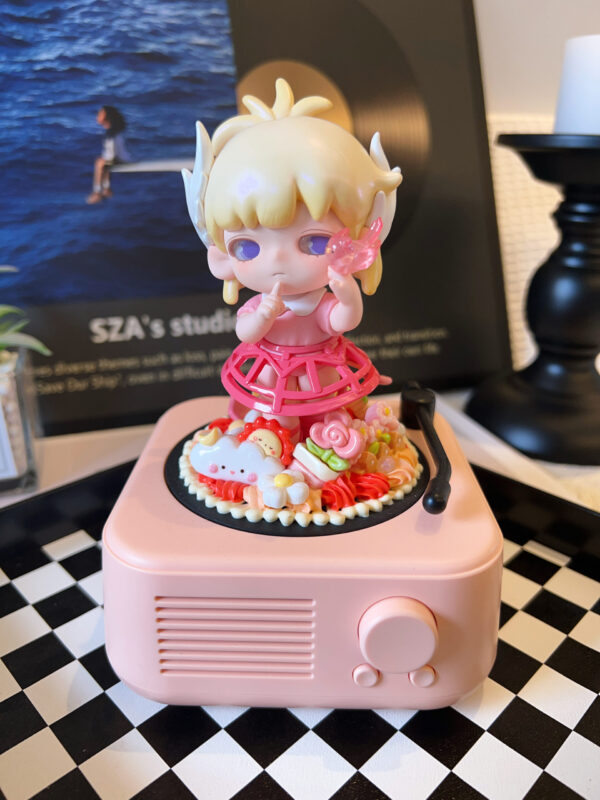 Yobu Bluetooth Speaker – Handmade Cream Glue Aesthetic Wireless Speaker | Cute Kawaii Gift for Girls