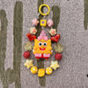 Handmade SpongeBob Phone Charm | Unique Cartoon Accessories | Durable Resin Keychain Gift