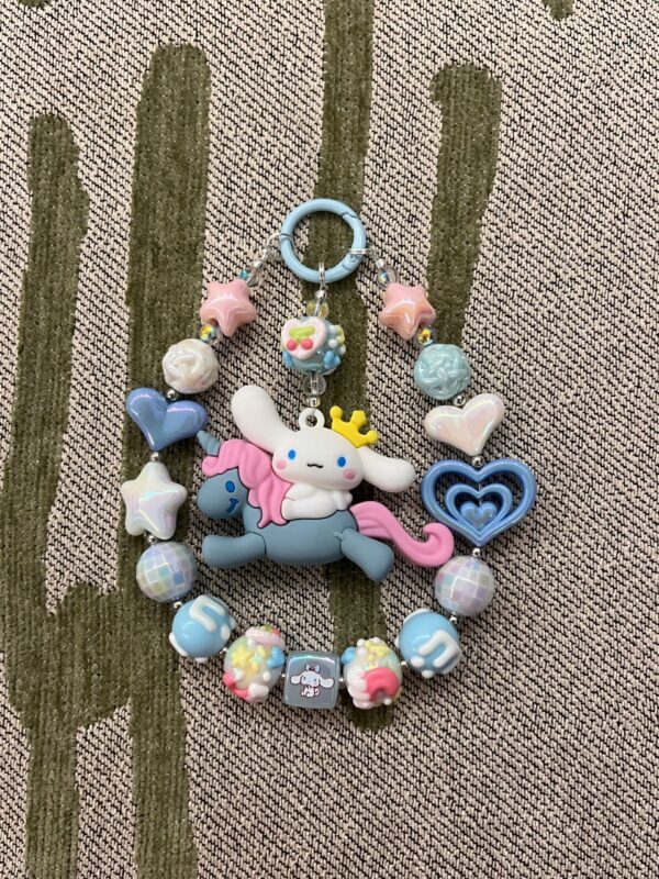 Handmade Unicorn Phone Chains | Kawaii Resin Keychains | Cute Anime Gift Accessories