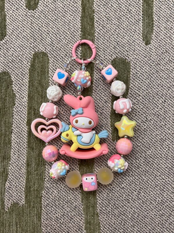 Handmade Unicorn Phone Chains | Kawaii Resin Keychains | Cute Anime Gift Accessories