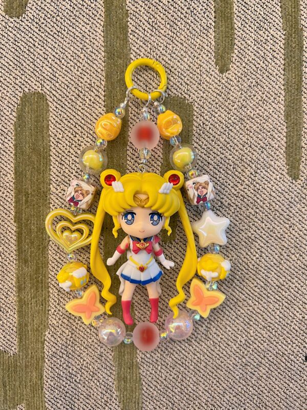 Handmade Sailor Moon Phone Charms | Unique Anime Jewelry for Phones, Keys & Bags | Limited Edition Collectible