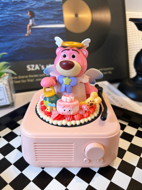 Lotso Bluetooth Speaker – Handmade Cream Glue Aesthetic Wireless Speaker | Cute Kawaii Gift for Girls