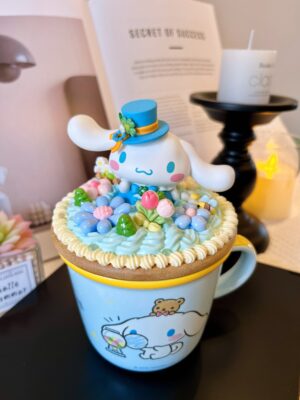 Cinnamoroll Ceramic Mug Handmade | Kawaii Heat-Resistant Coffee Cup for Sanrio Fans & Collectors