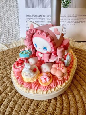 Emma Phone & Tablet Stand Handmade Stretchable | Aesthetic Desk Organizer for Kawaii Lovers