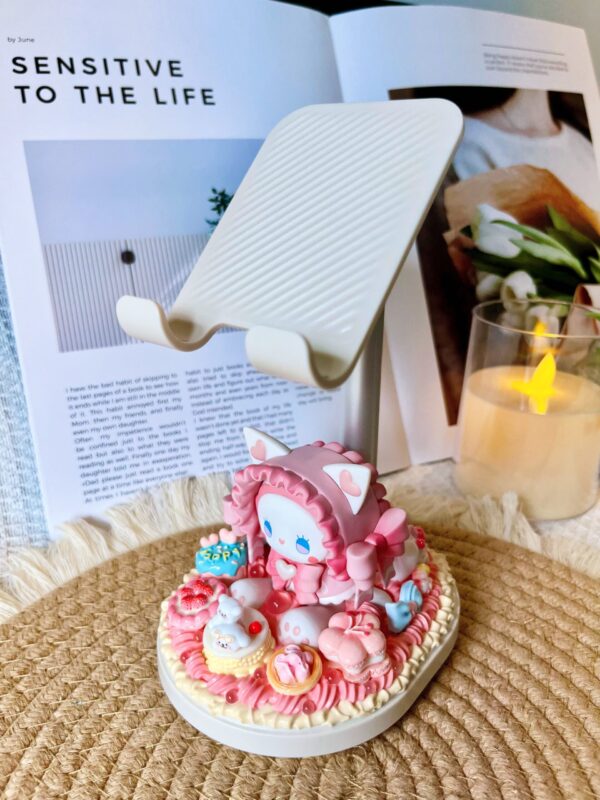 Emma Phone & Tablet Stand Handmade Stretchable | Aesthetic Desk Organizer for Kawaii Lovers