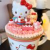 Hello Kitty Ceramic Mug Handmade | Kawaii Heat-Resistant Coffee Cup for Sanrio Fans & Collectors