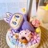 Labubu Handmade Stretchable Phone & Tablet Stand | Cursed Cuteness Resin Holder for Kawaii Collectors & Anime Fans