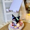 Kuromi Phone & Tablet Stand Handmade Stretchable | Sanrio Aesthetic Desk Organizer for Kawaii Lovers