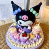 Kuromi Phone & Tablet Stand Handmade Stretchable | Sanrio Aesthetic Desk Organizer for Kawaii Lovers