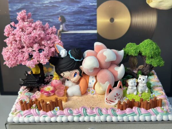 DoDo Nami Nine-Tail Handmade Decoden Three-Drawer Jewelry Box | Order Now Online