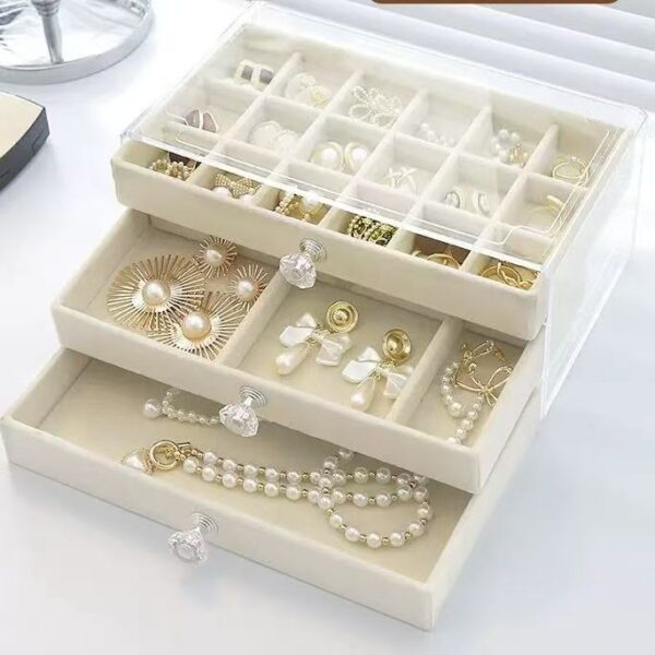 Bride Tiffany Handmade Decoden Three-Drawer Jewelry Box | Order Now Online