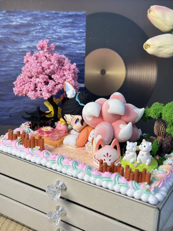 DoDo Nami Nine-Tail Handmade Decoden Three-Drawer Jewelry Box | Order Now Online