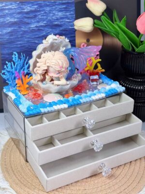 DoDo Nami Mermaid Handmade Decoden Three-Drawer Jewelry Box | Order Now Online