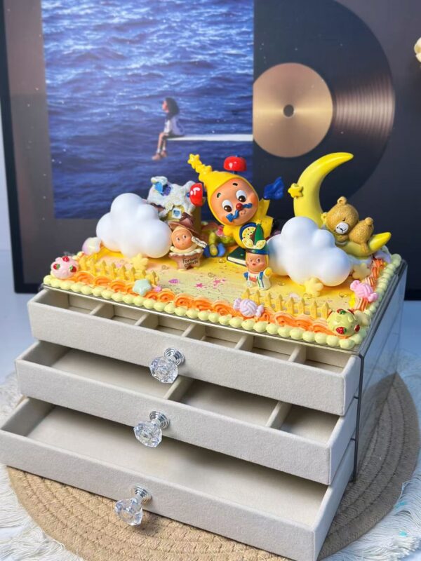 Twinkle Twinkle Series Handmade Decoden Three-Drawer Jewelry Box | Order Now Online