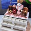 SkullPanda The Spoon Warmer  Handmade Decoden Three-Drawer Jewelry Box | Order Now Online