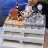 SkullPanda The Caddy Spoon Handmade Decoden Three-Drawer Jewelry Box | Order Now Online