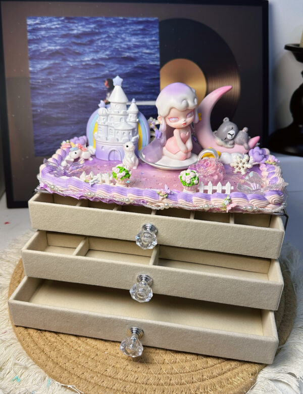 Three-Drawer Jewelry Box |Co-design Your Custom Jewelry Box with Jennie.