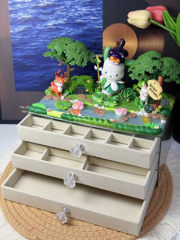 帕恰1 Pocha Doll 3-Tier Handmade Jewelry Box – The Perfect Gift for Your Bestie